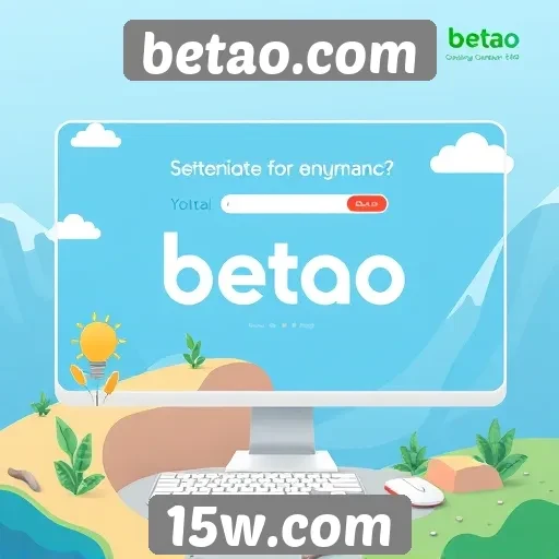 Explorando a interface do site betao.com
